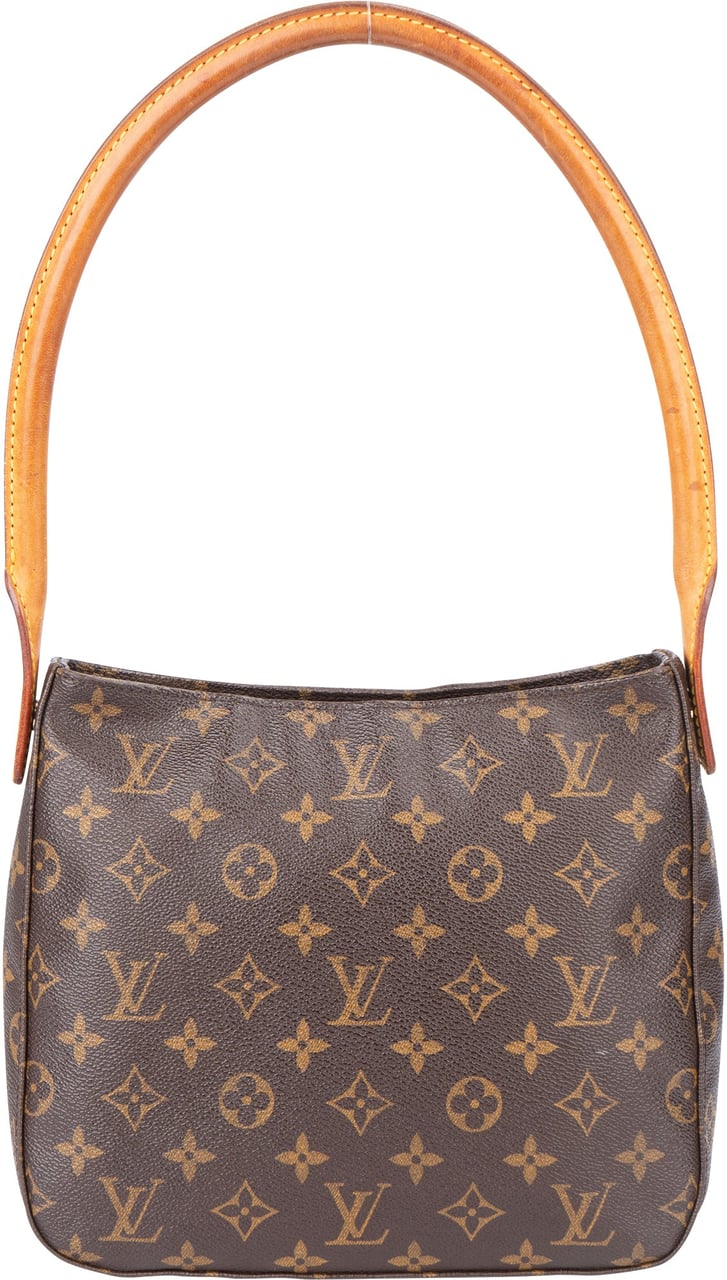 Louis Vuitton Canvas Monogram Looping MM Shoulder Bag Bruin