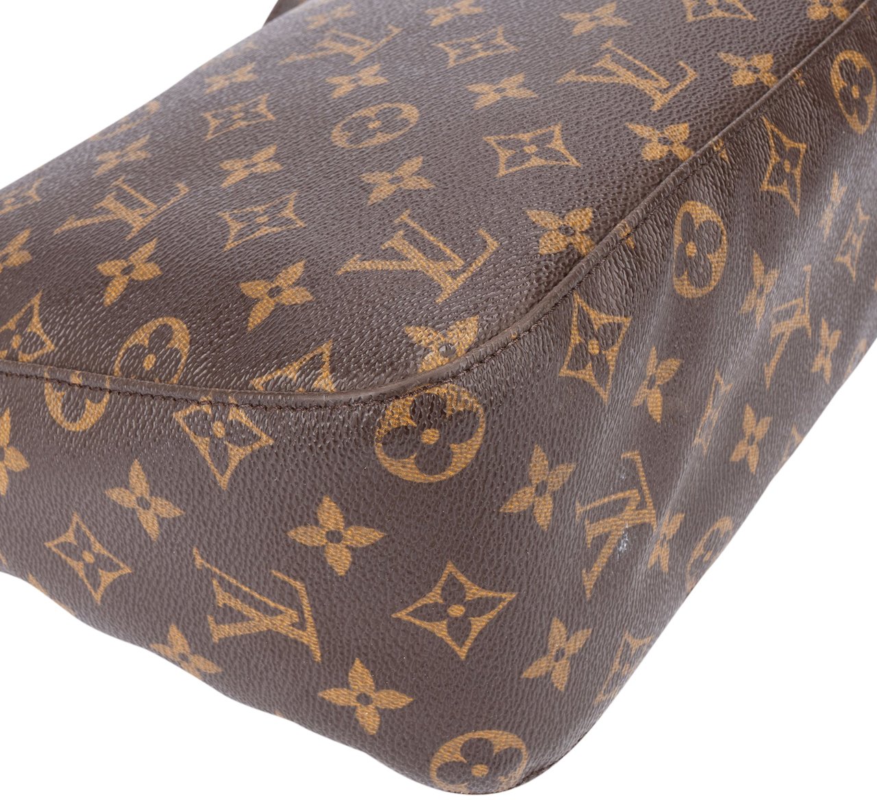 Louis Vuitton Canvas Monogram Looping MM Shoulder Bag Bruin