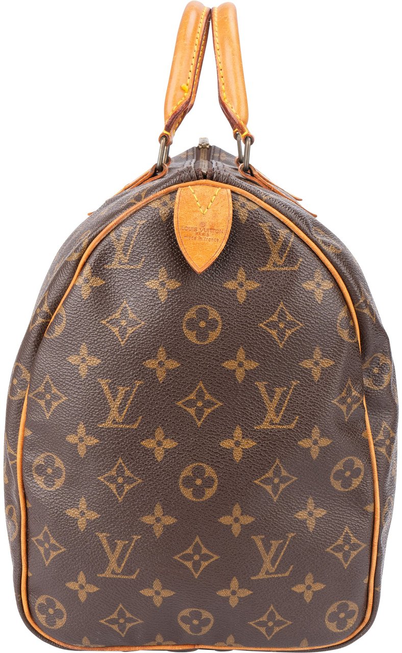 Louis Vuitton Louis Vuitton Canvas Monogram Speedy 40 Handbag Bruin