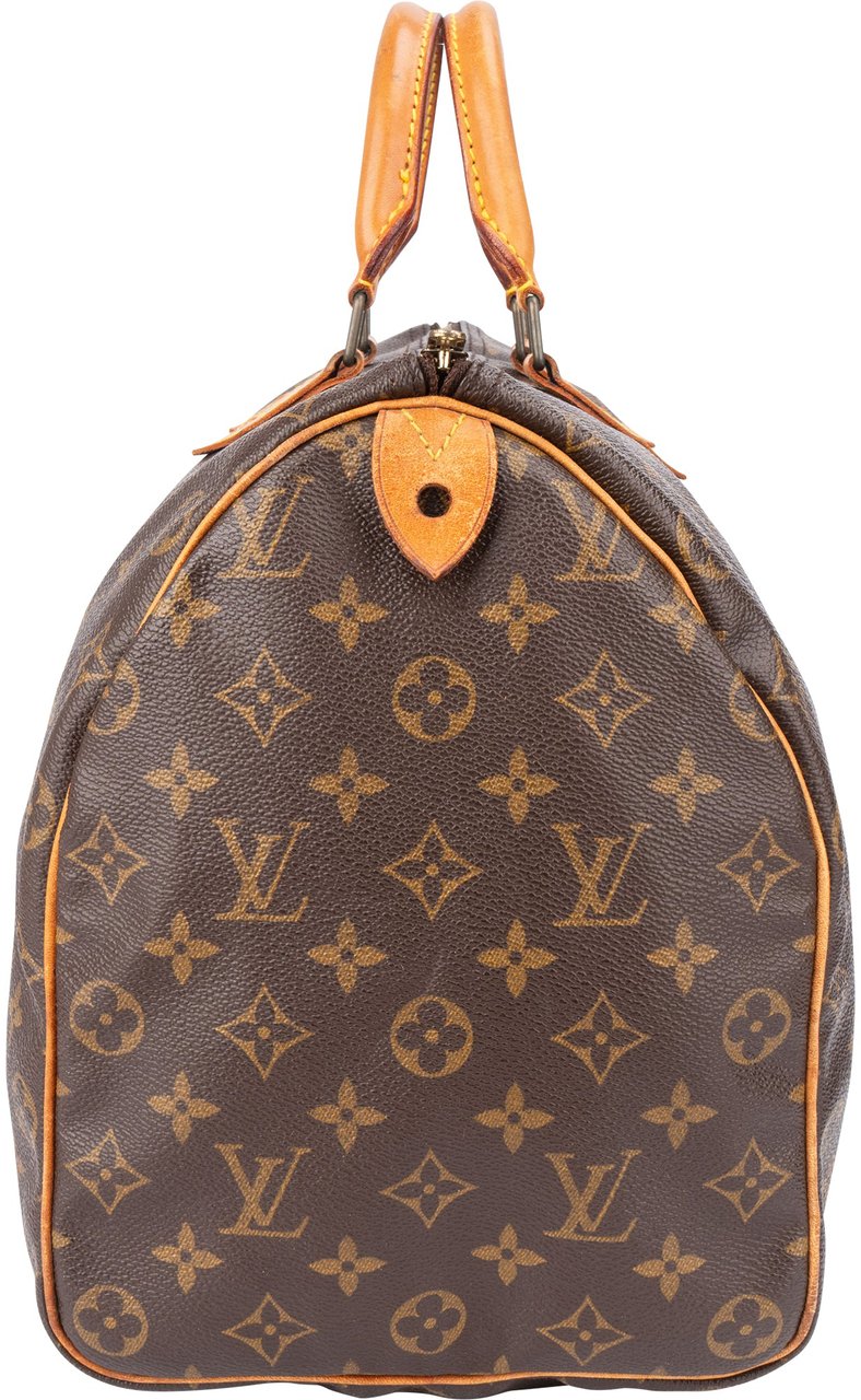 Louis Vuitton Louis Vuitton Canvas Monogram Speedy 40 Handbag Bruin