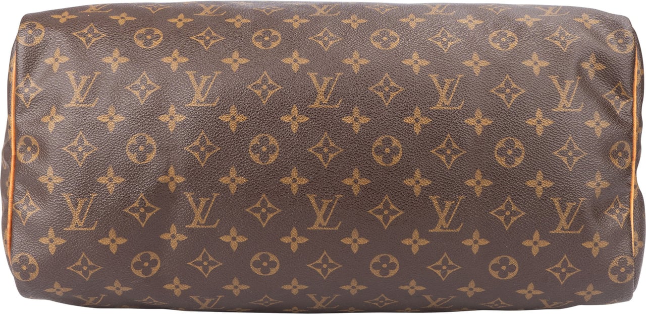 Louis Vuitton Louis Vuitton Canvas Monogram Speedy 40 Handbag Bruin