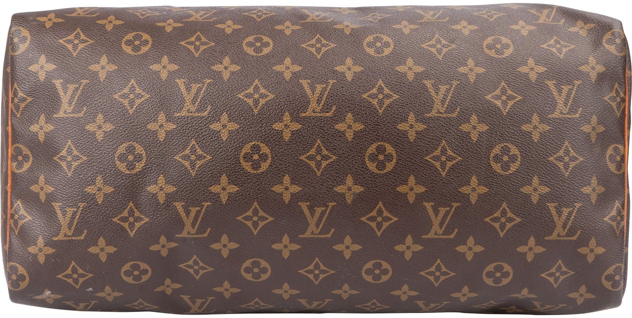 Louis Vuitton Louis Vuitton Canvas Monogram Speedy 40 Handbag Bruin