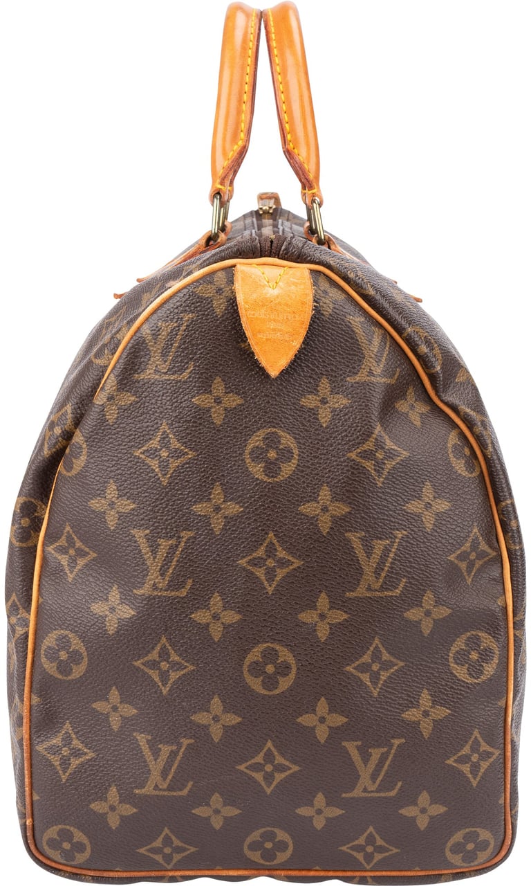 Louis Vuitton Louis Vuitton Canvas Monogram Speedy 40 Handbag Bruin