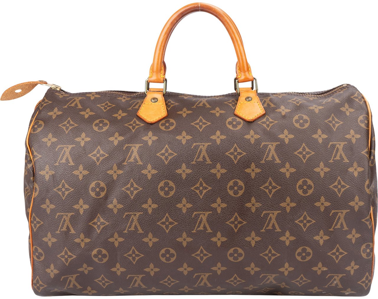 Louis Vuitton Louis Vuitton Canvas Monogram Speedy 40 Handbag Bruin