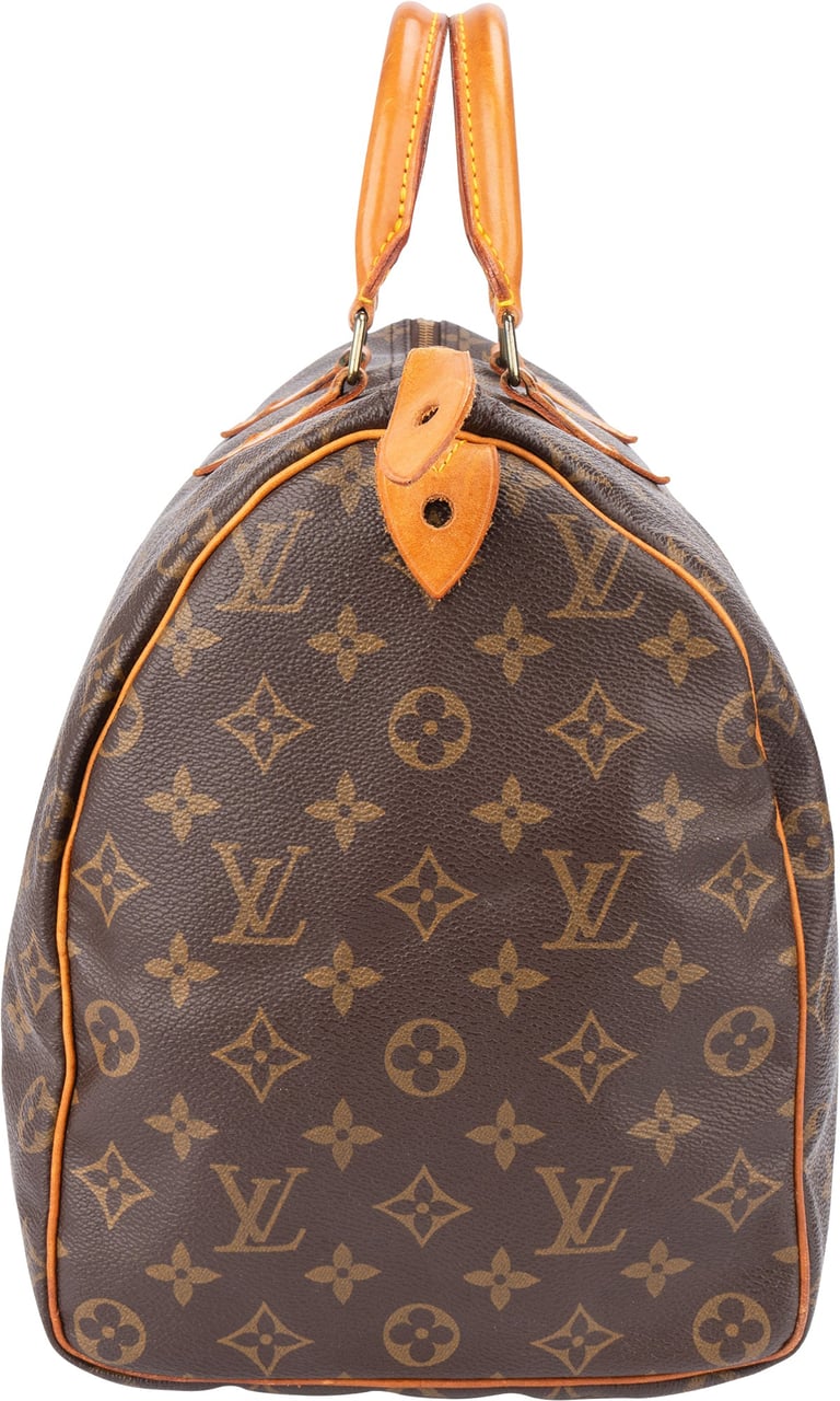 Louis Vuitton Louis Vuitton Canvas Monogram Speedy 40 Handbag Bruin