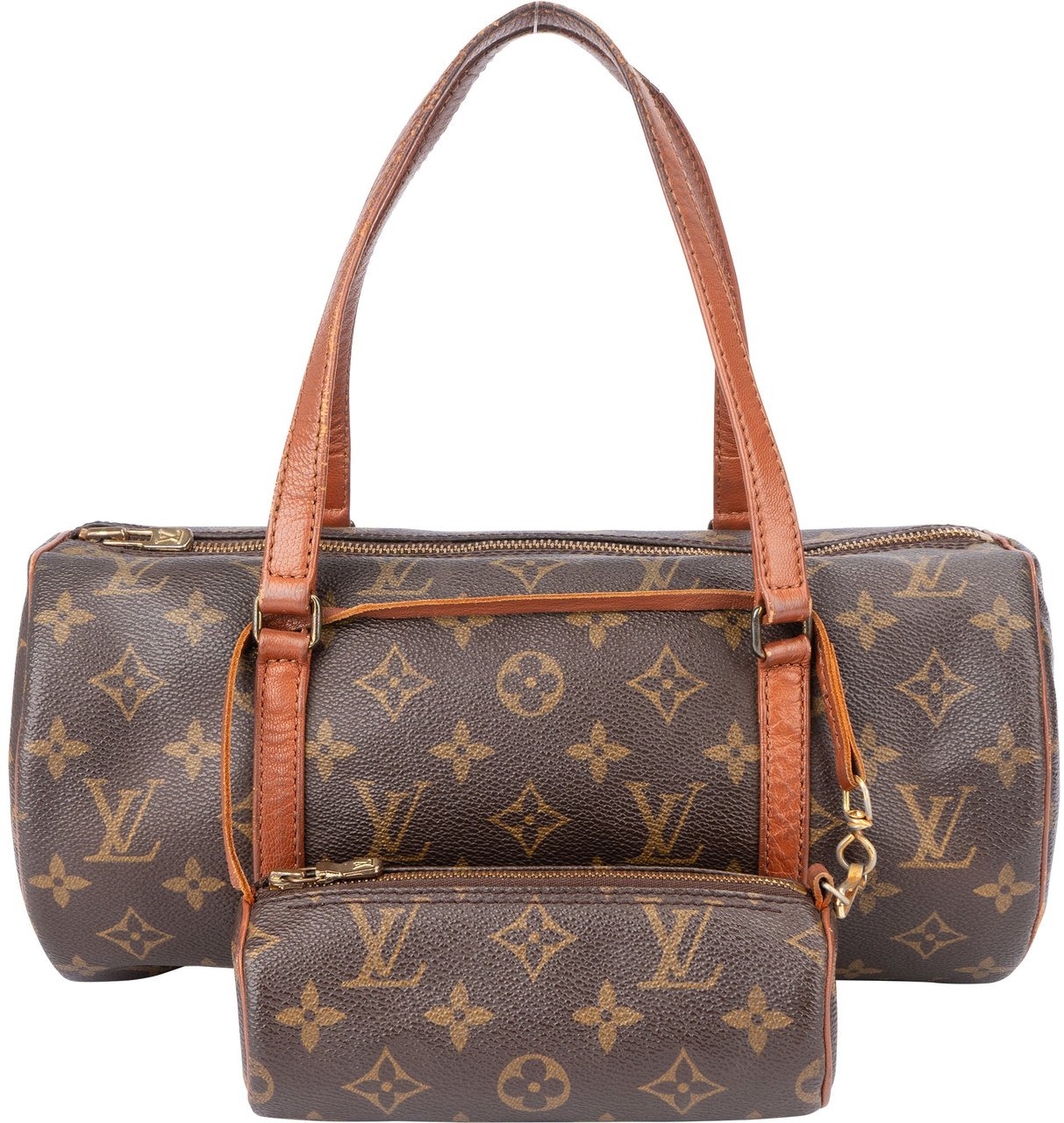 Louis Vuitton Louis Vuitton Canvas Monogram Papillon Handbag Set Bruin