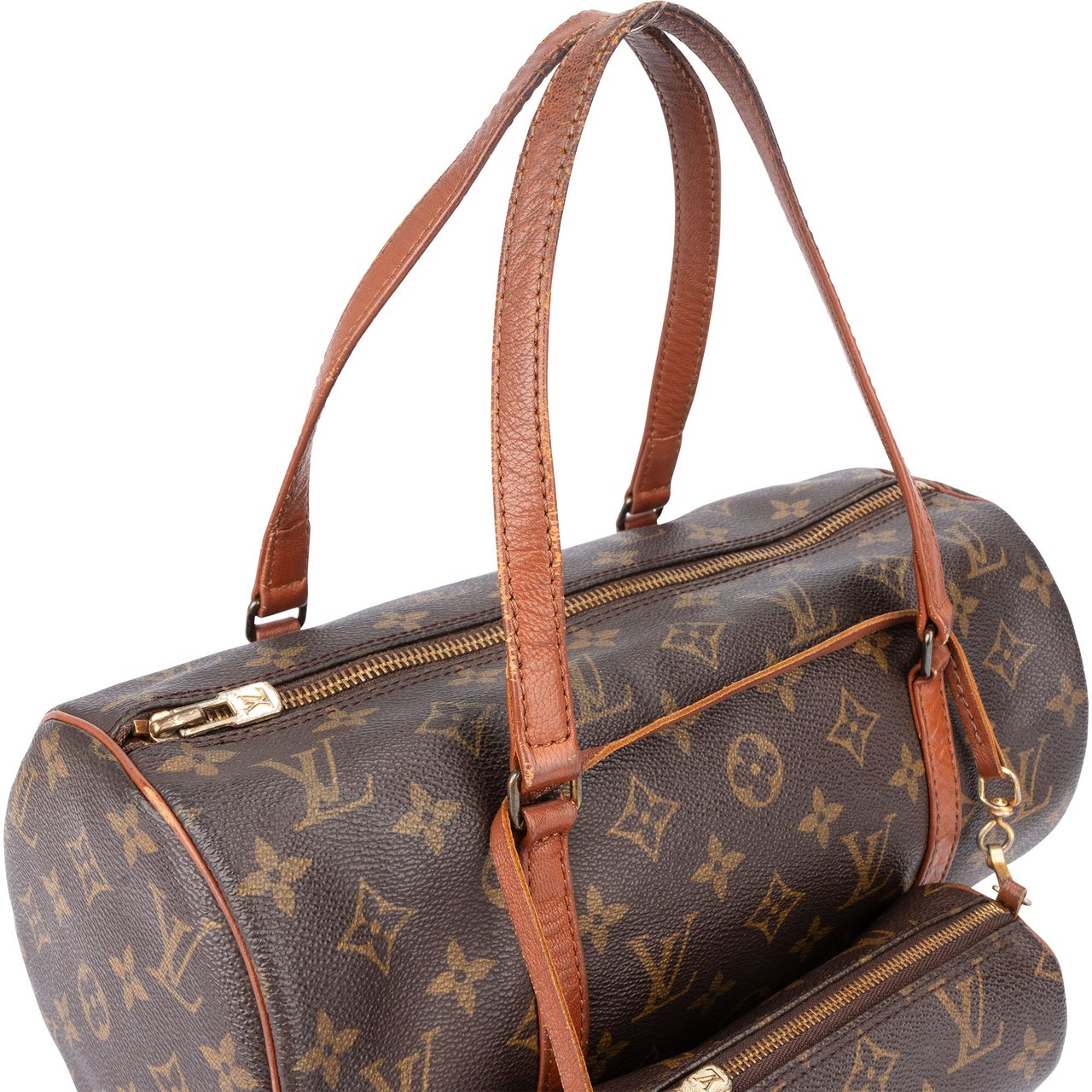 Louis Vuitton Louis Vuitton Canvas Monogram Papillon Handbag Set Bruin