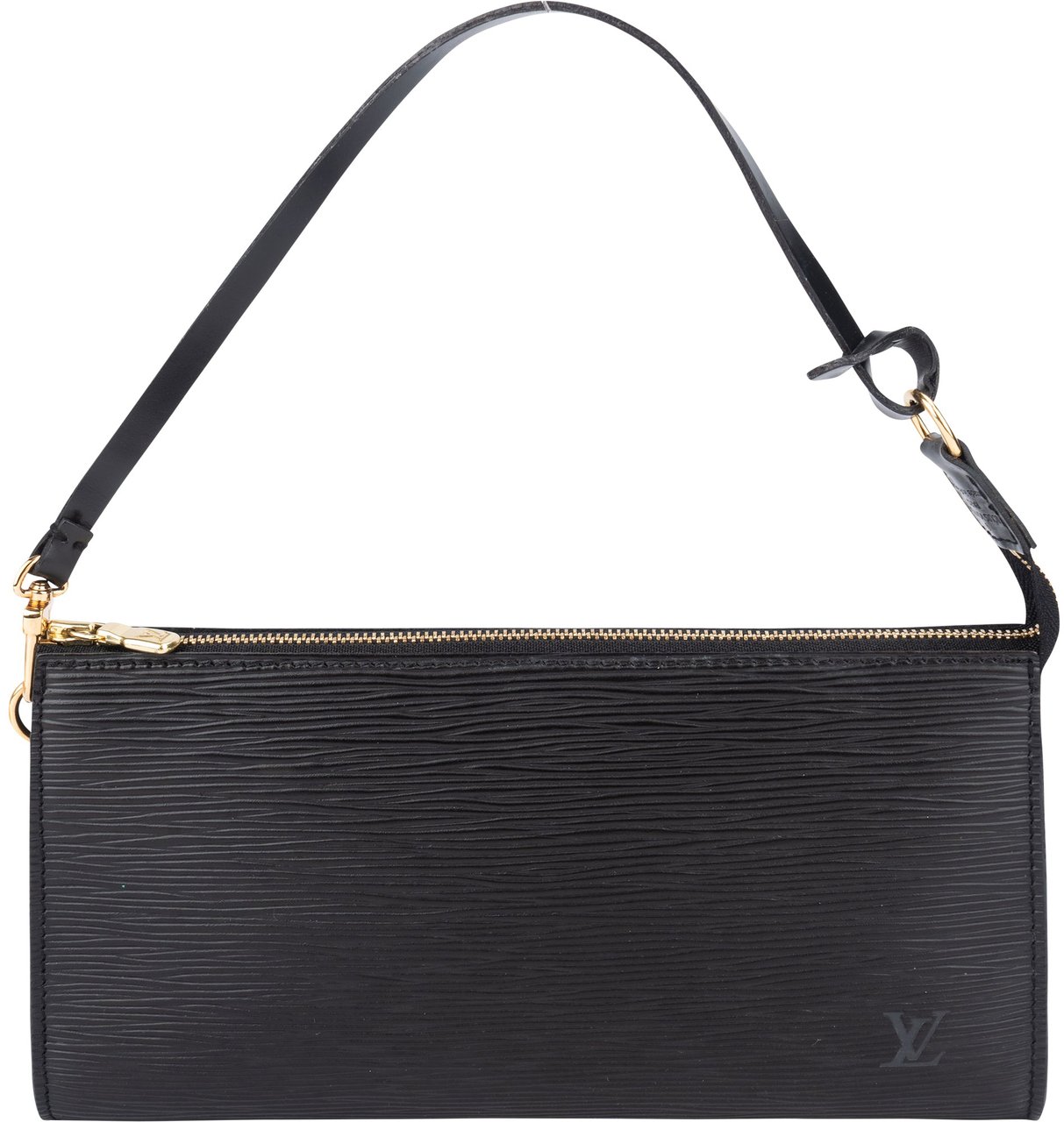 Louis Vuitton Louis Vuitton Noir Epi Leather Pochette Accessoire Handabg Zwart
