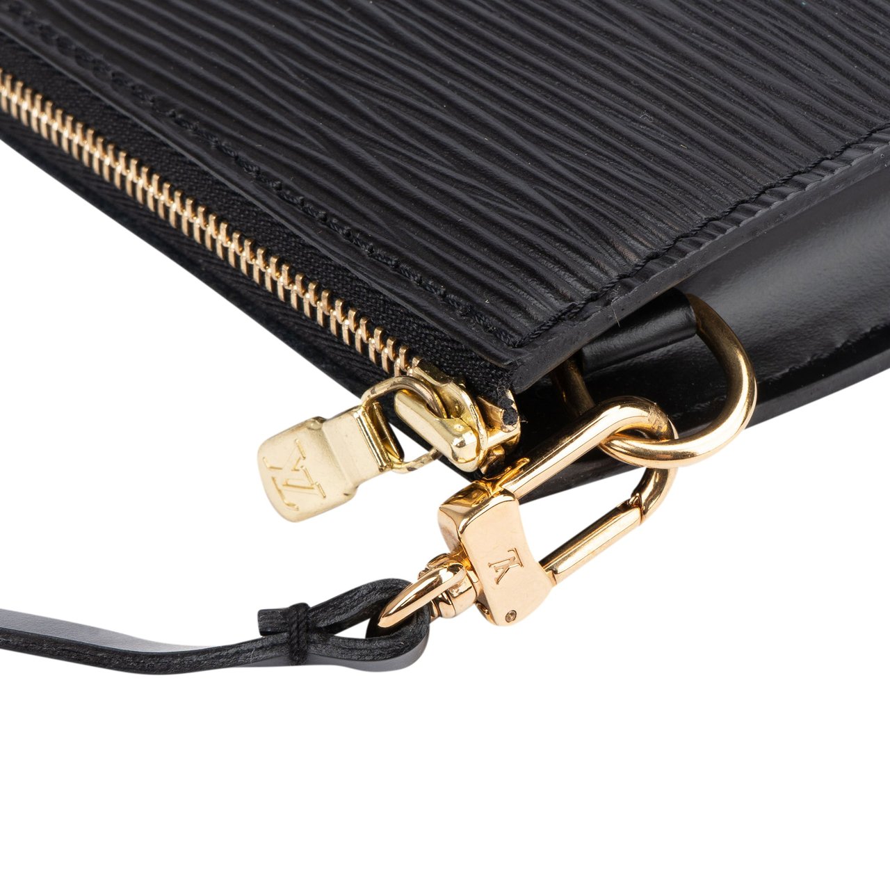 Louis Vuitton Louis Vuitton Noir Epi Leather Pochette Accessoire Handabg Zwart
