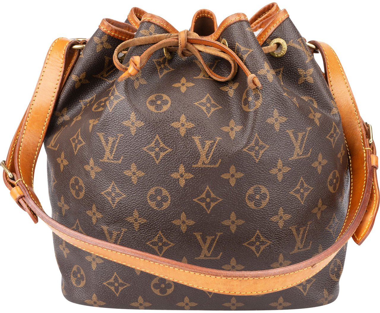 Louis Vuitton Louis Vuitton Canvas Monogram Sac Noe Petit Shoulder Bag Bruin