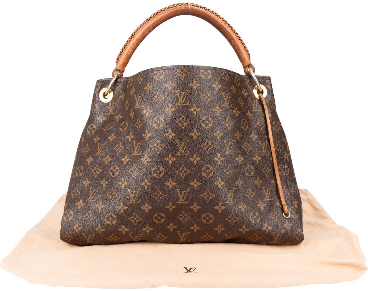 Louis Vuitton Louis Vuitton Canvas Monogram Artsy MM Handbag Bruin