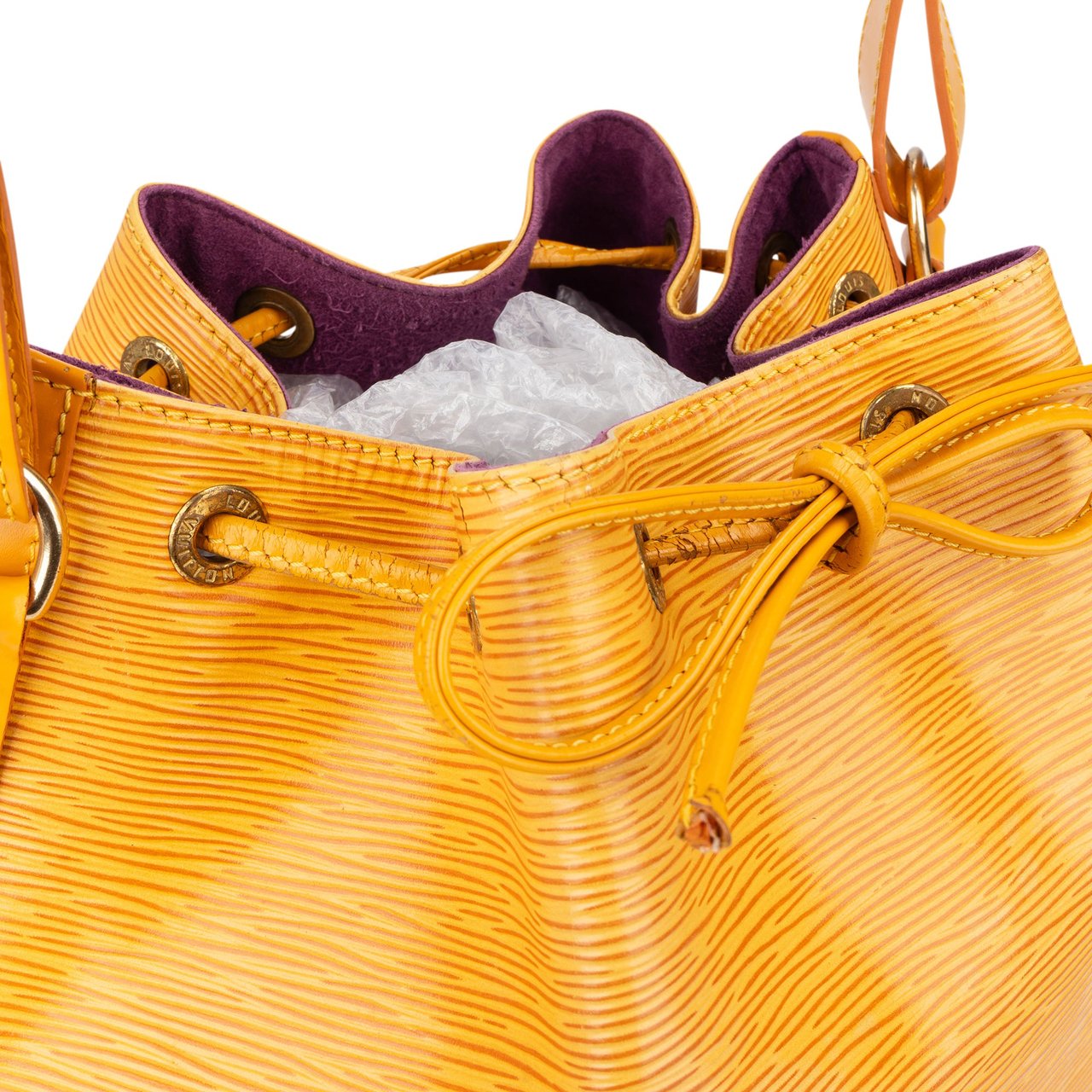 Louis Vuitton Louis Vuitton Jaune Epi Leather Sac Noe Grande Shoulder Bag Bruin