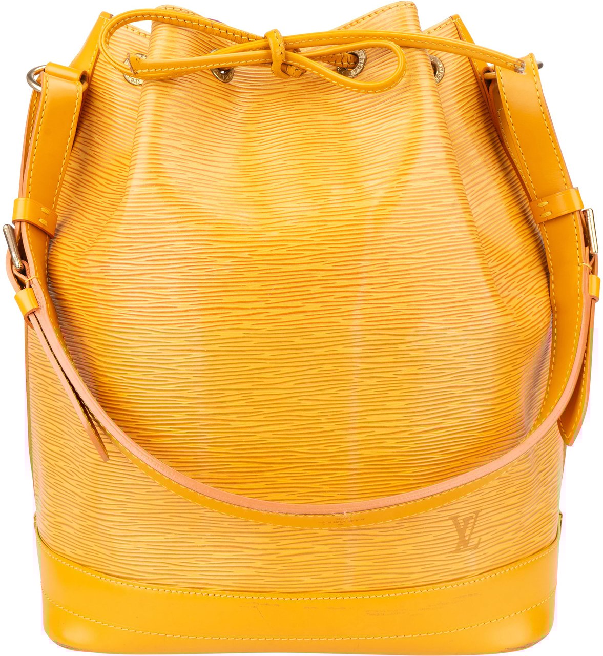 Louis Vuitton Louis Vuitton Jaune Epi Leather Sac Noe Grande Shoulder Bag Bruin