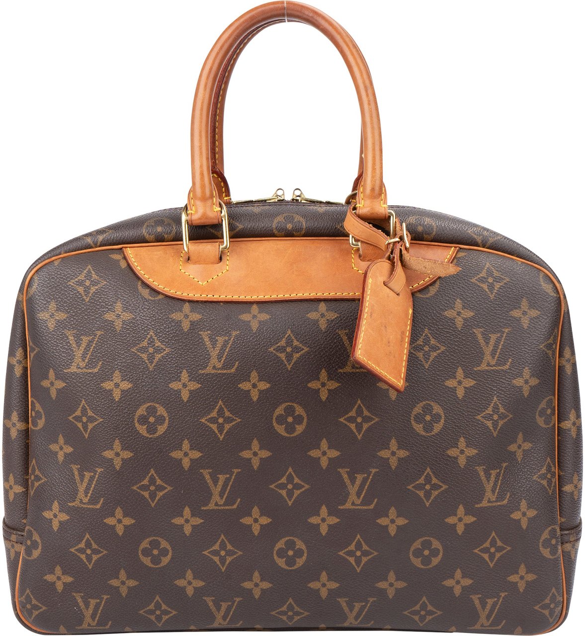 Louis Vuitton Louis Vuitton Canvas Monogram Deauville Handbag Bruin