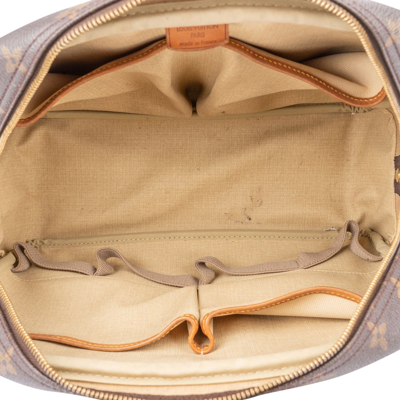 Louis Vuitton Louis Vuitton Canvas Monogram Deauville Handbag Bruin