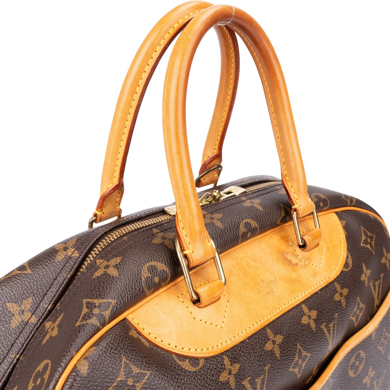 Louis Vuitton Louis Vuitton Canvas Monogram Deauville Handbag Bruin
