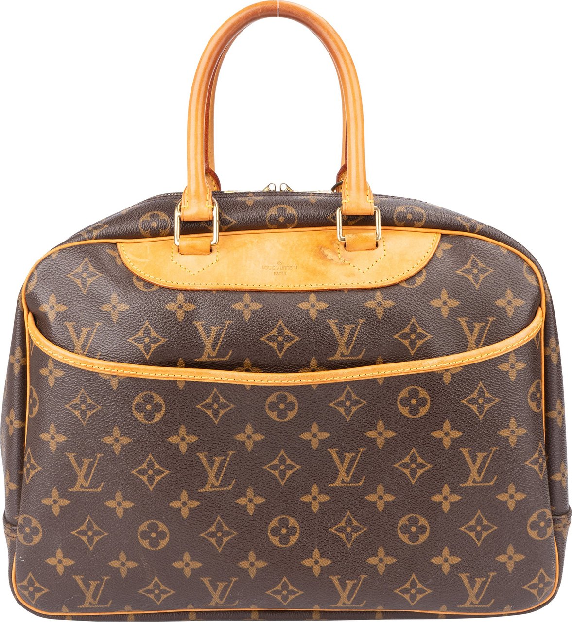 Louis Vuitton Louis Vuitton Canvas Monogram Deauville Handbag Bruin