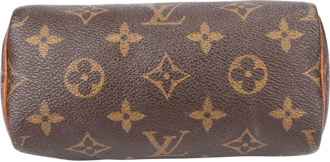 Louis Vuitton Louis Vuitton Canvas Monogram Mini Speedy Handbag Bruin
