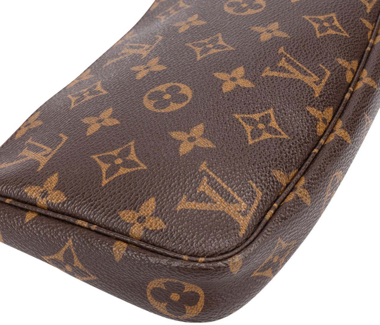Louis Vuitton Louis Vuitton Canvas Monogram Pochette Accessoire Handbag Bruin