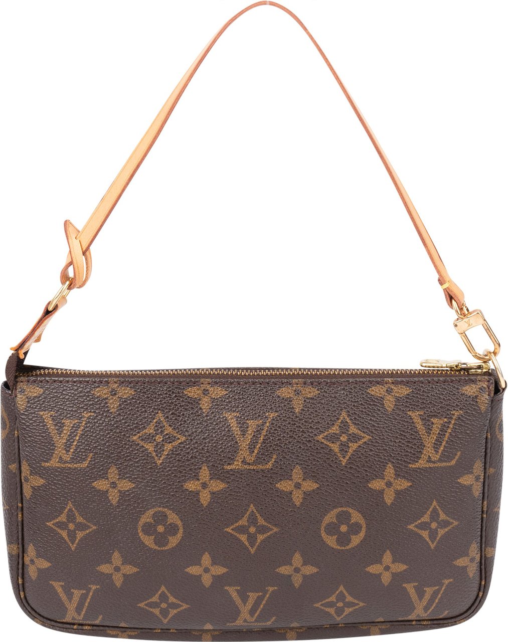Louis Vuitton Louis Vuitton Canvas Monogram Pochette Accessoire Handbag Bruin