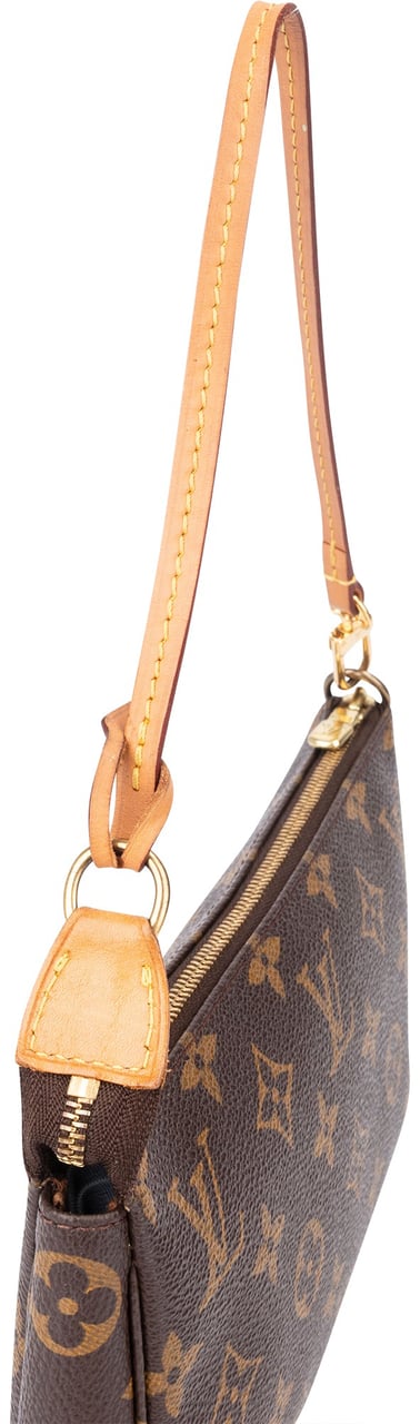 Louis Vuitton Louis Vuitton Canvas Monogram Pochette Accessoire Handbag Bruin