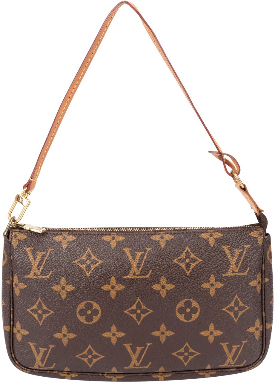 Louis Vuitton Louis Vuitton Canvas Monogram Pochette Accessoire Handbag Bruin
