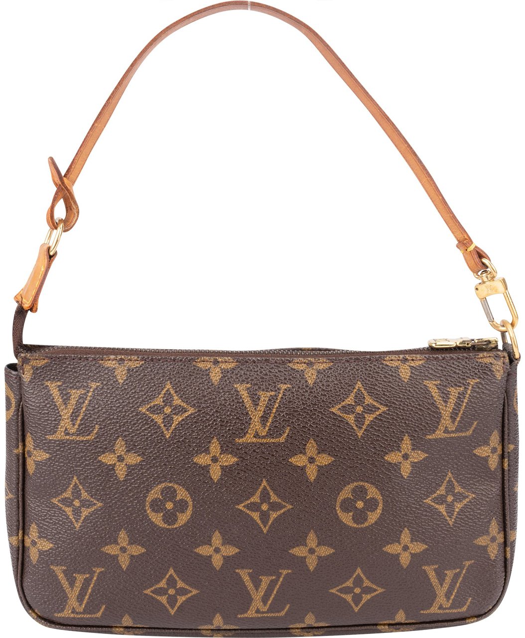 Louis Vuitton Louis Vuitton Canvas Monogram Pochette Accessoire Handbag Bruin
