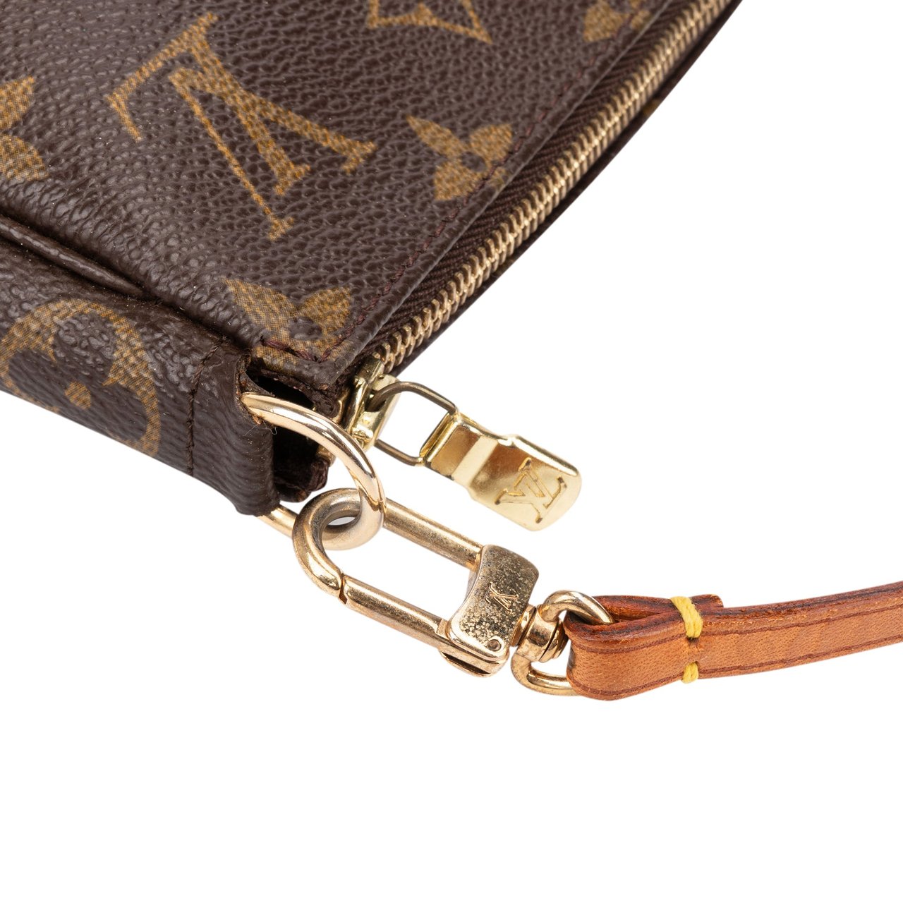 Louis Vuitton Louis Vuitton Canvas Monogram Pochette Accessoire Handbag Bruin