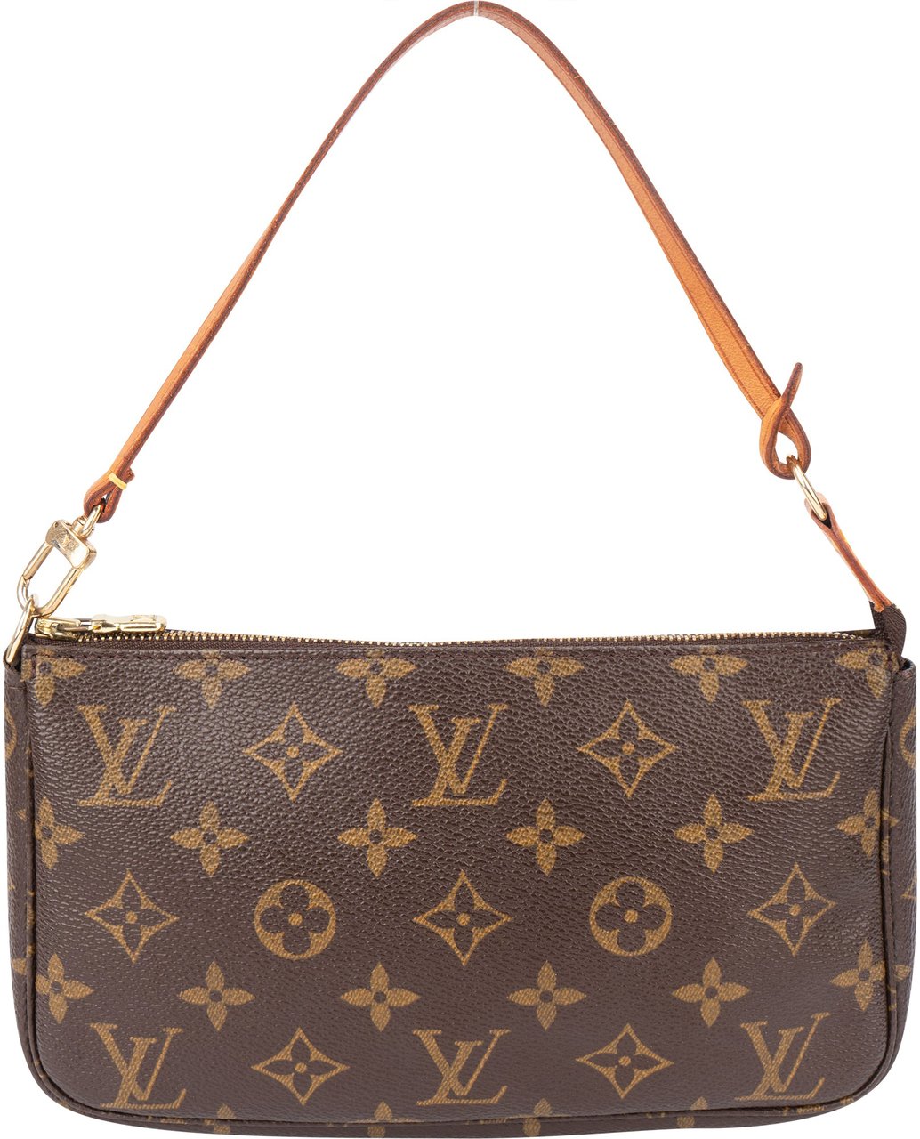 Louis Vuitton Louis Vuitton Canvas Monogram Pochette Accessoire Handbag Bruin