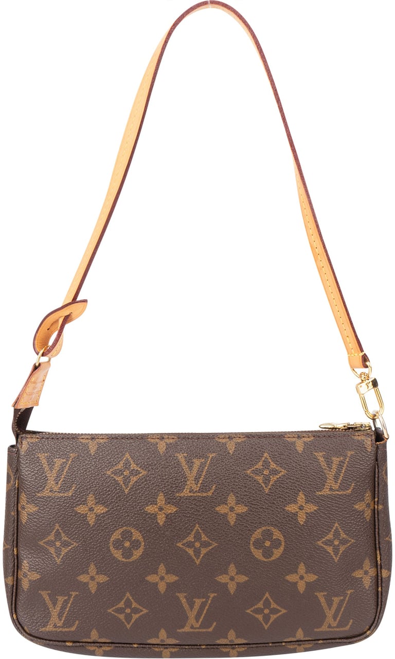 Louis Vuitton Louis Vuitton Canvas Monogram Pochette Accessoire Shoulder Bag Bruin