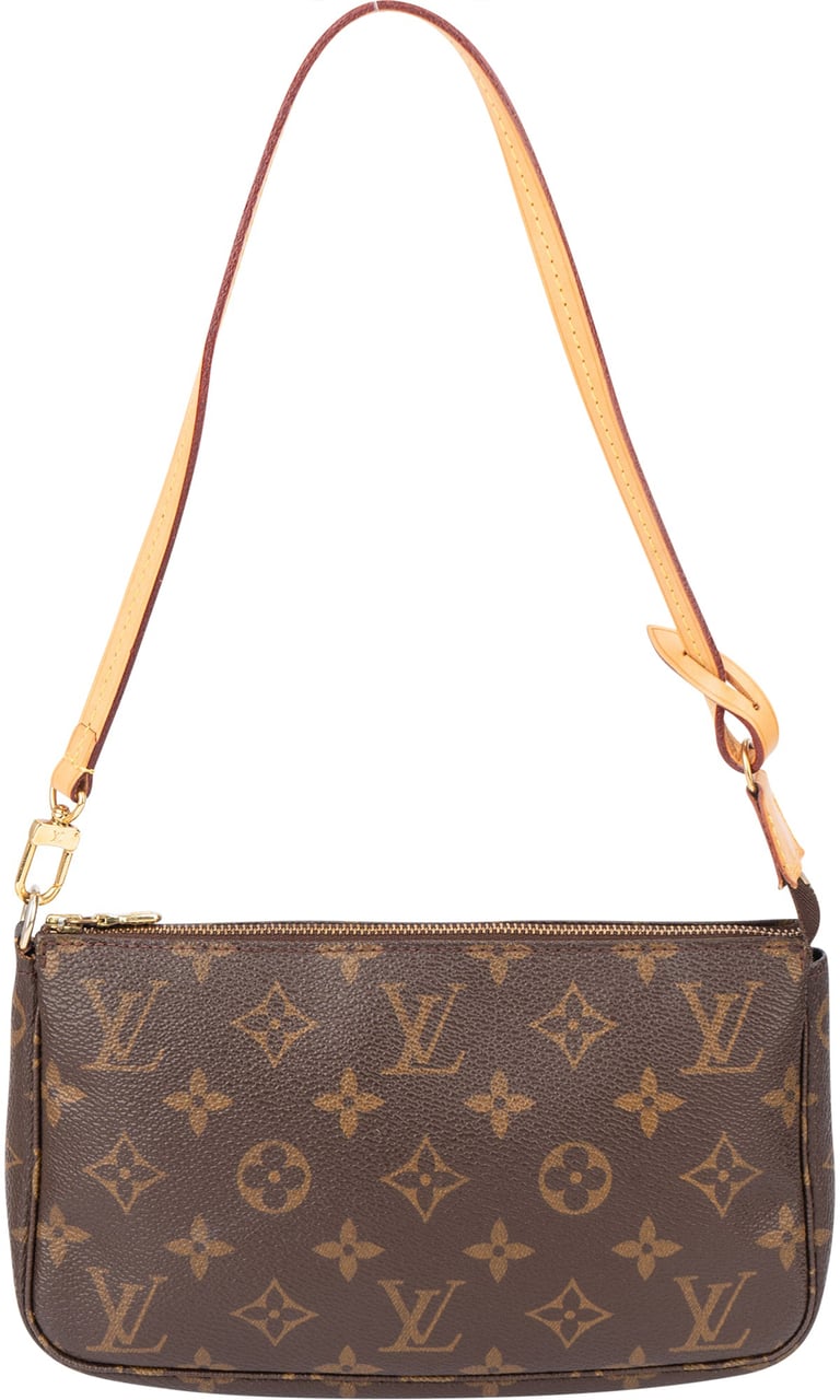 Louis Vuitton Louis Vuitton Canvas Monogram Pochette Accessoire Shoulder Bag Bruin