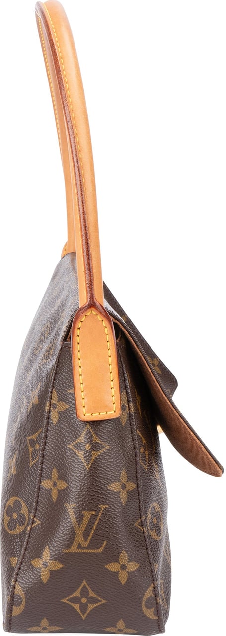 Louis Vuitton Canvas Monogram Looping PM Shoulder Bag Bruin