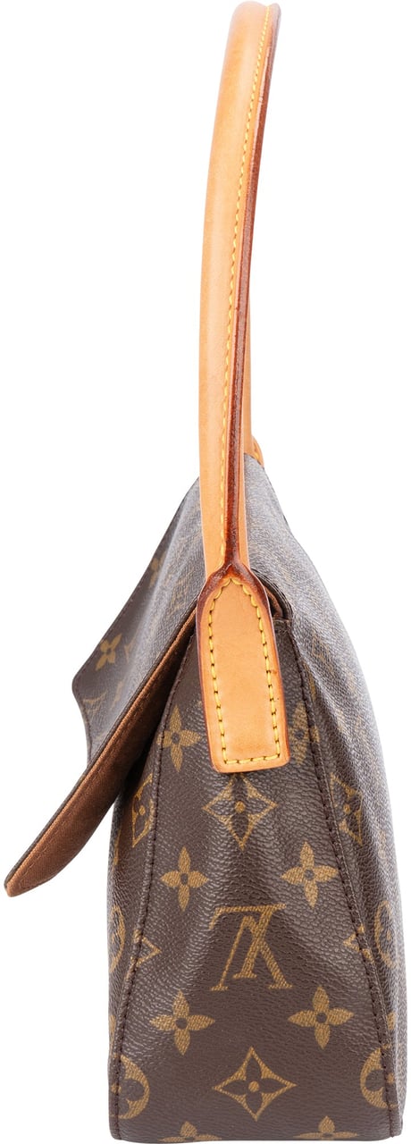 Louis Vuitton Canvas Monogram Looping PM Shoulder Bag Bruin