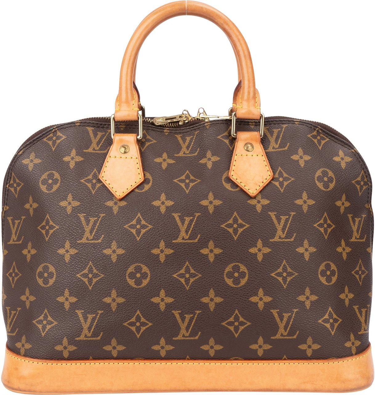 Louis Vuitton Louis Vuitton Canvas Monogram Alma PM Handbag Bruin