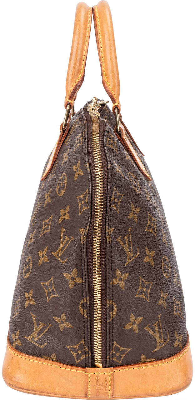 Louis Vuitton Louis Vuitton Canvas Monogram Alma PM Handbag Bruin