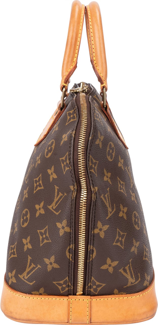 Louis Vuitton Louis Vuitton Canvas Monogram Alma PM Handbag Bruin