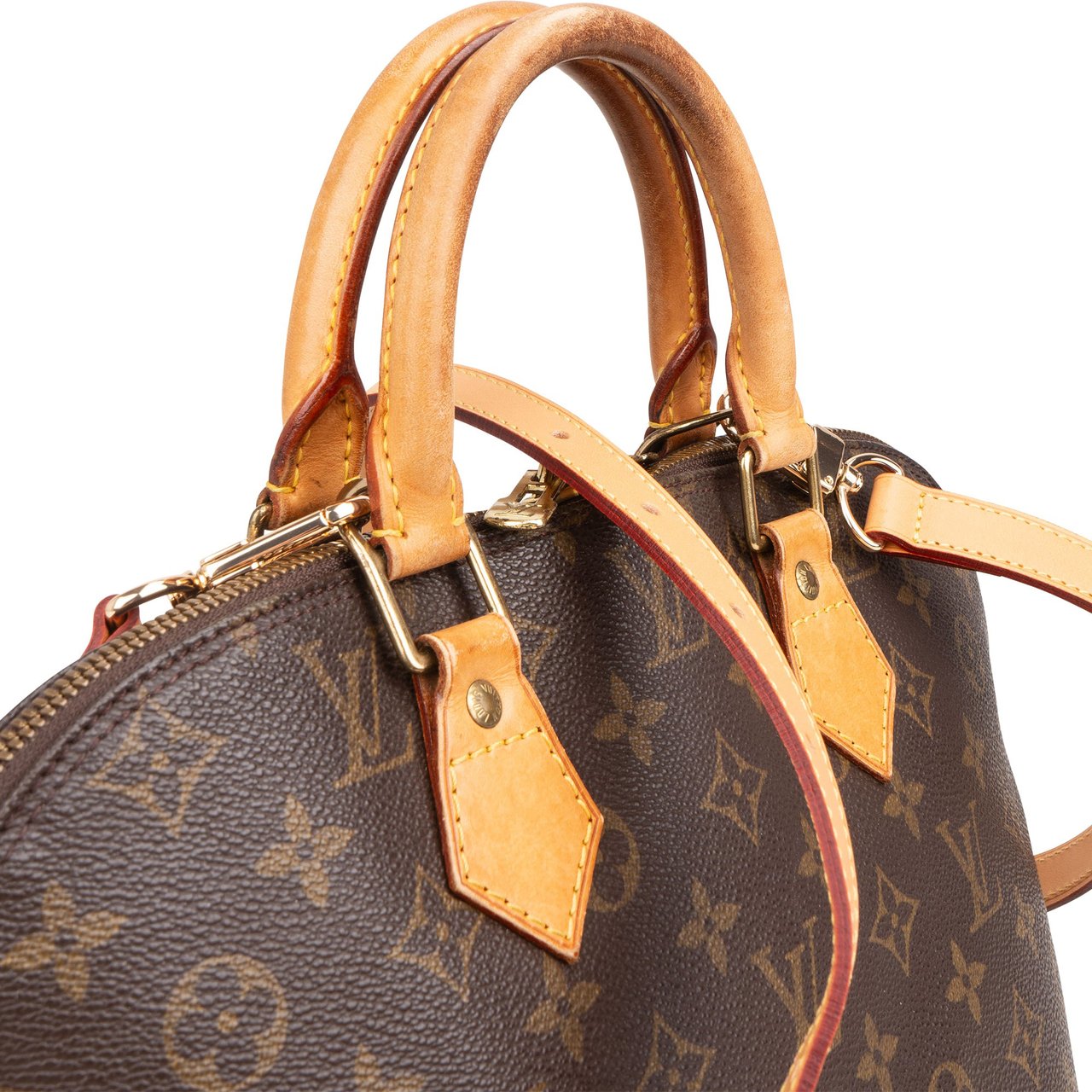 Louis Vuitton Louis Vuitton Canvas Monogram Alma PM Handbag Bruin