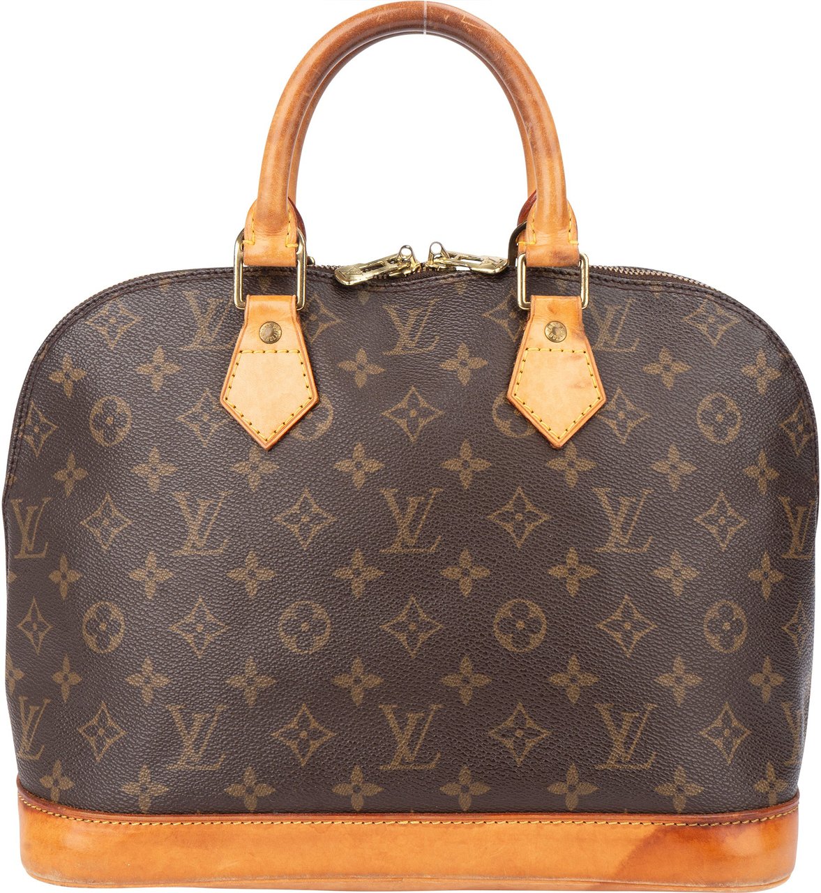 Louis Vuitton Louis Vuitton Canvas Monogram Alma PM Handbag Bruin