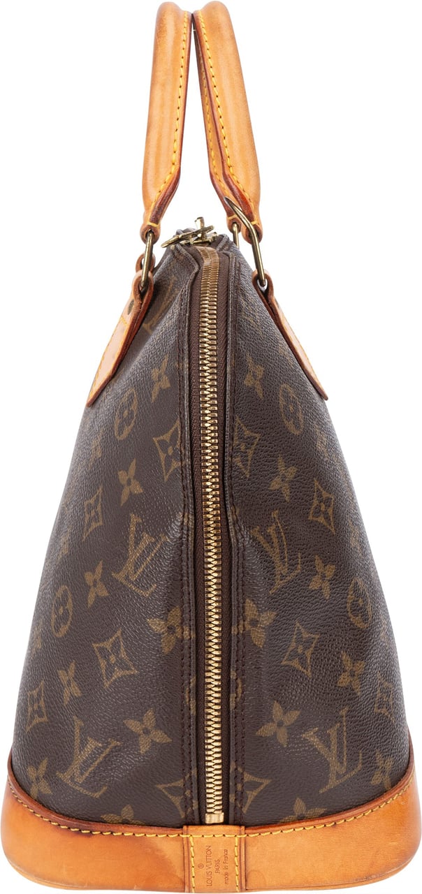 Louis Vuitton Louis Vuitton Canvas Monogram Alma PM Handbag Bruin