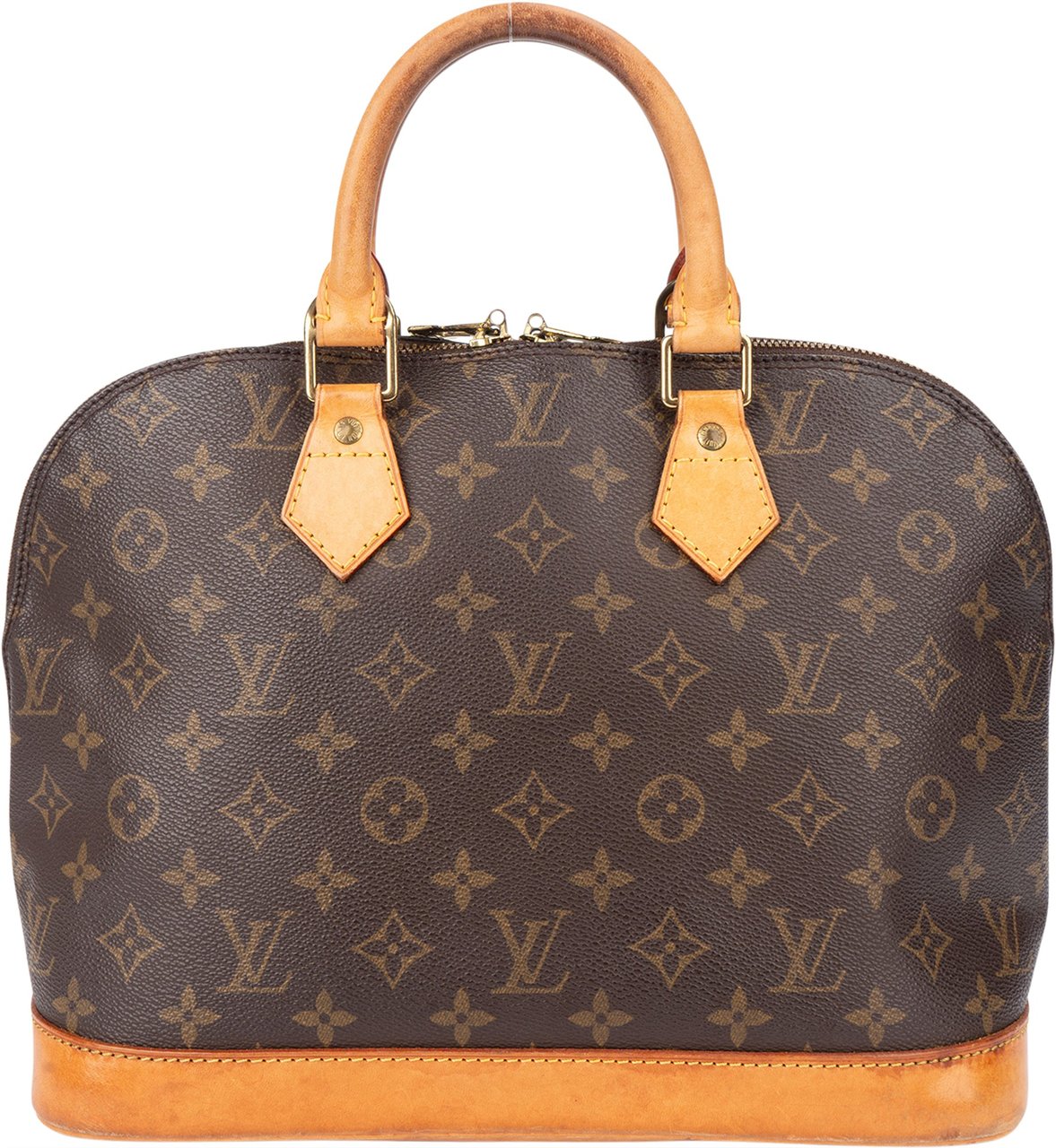 Louis Vuitton Louis Vuitton Canvas Monogram Alma PM Handbag Bruin