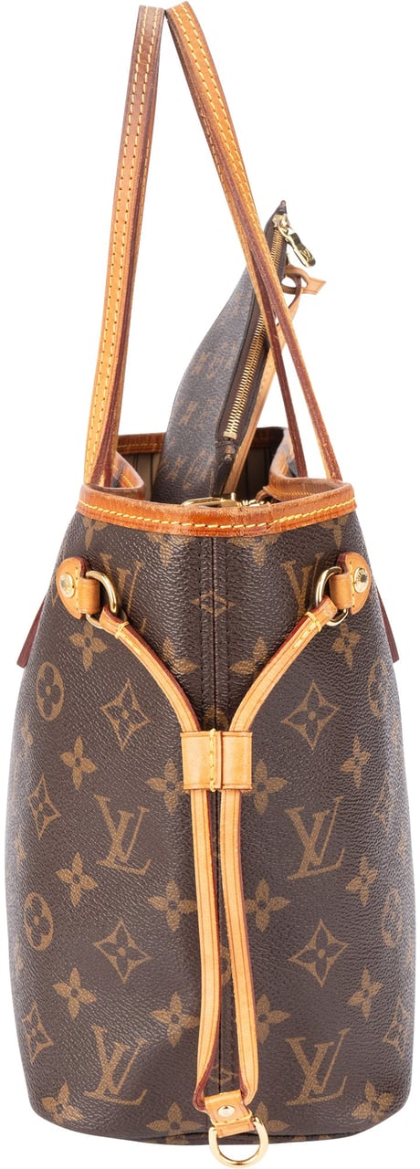 Louis Vuitton Louis Vuitton Canvas Monogram Neverfull PM Handbag Bruin