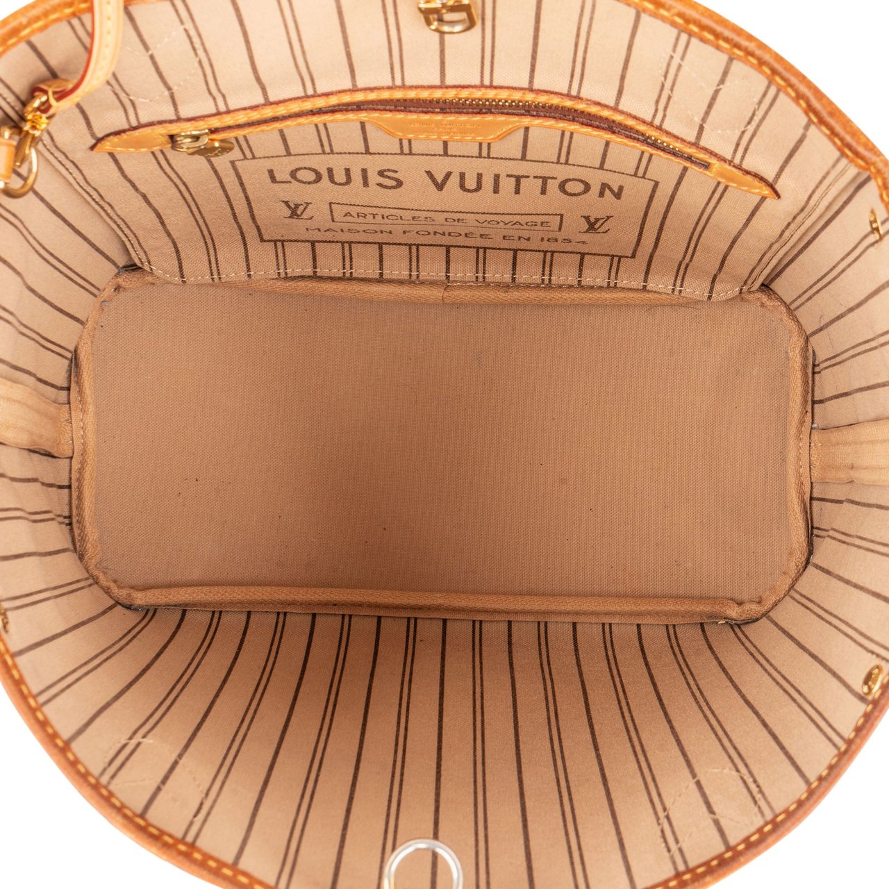Louis Vuitton Louis Vuitton Canvas Monogram Neverfull PM Handbag Bruin