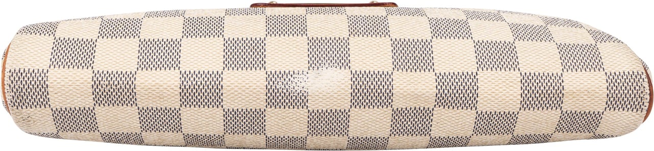 Louis Vuitton Louis Vuitton Damier Azur Monogram Eva Pochette Shoulder Bag Wit