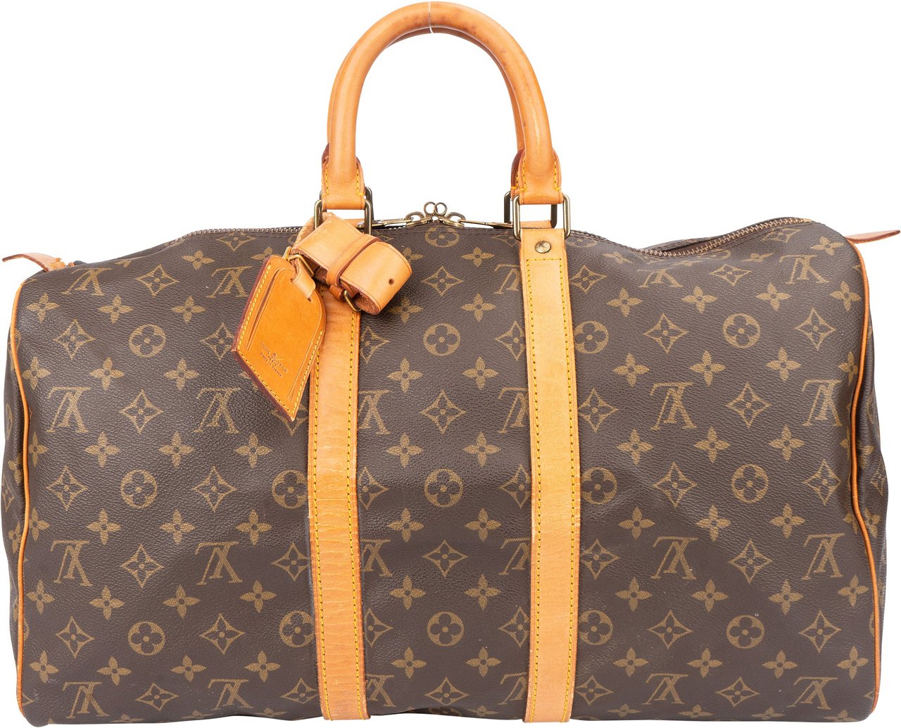 Louis Vuitton Louis Vuitton Canvas Monogram Keepall 45 Bruin