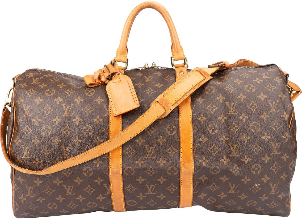 Louis Vuitton Louis Vuitton Canvas Monogram Keepall 55 Bandouliere Bruin