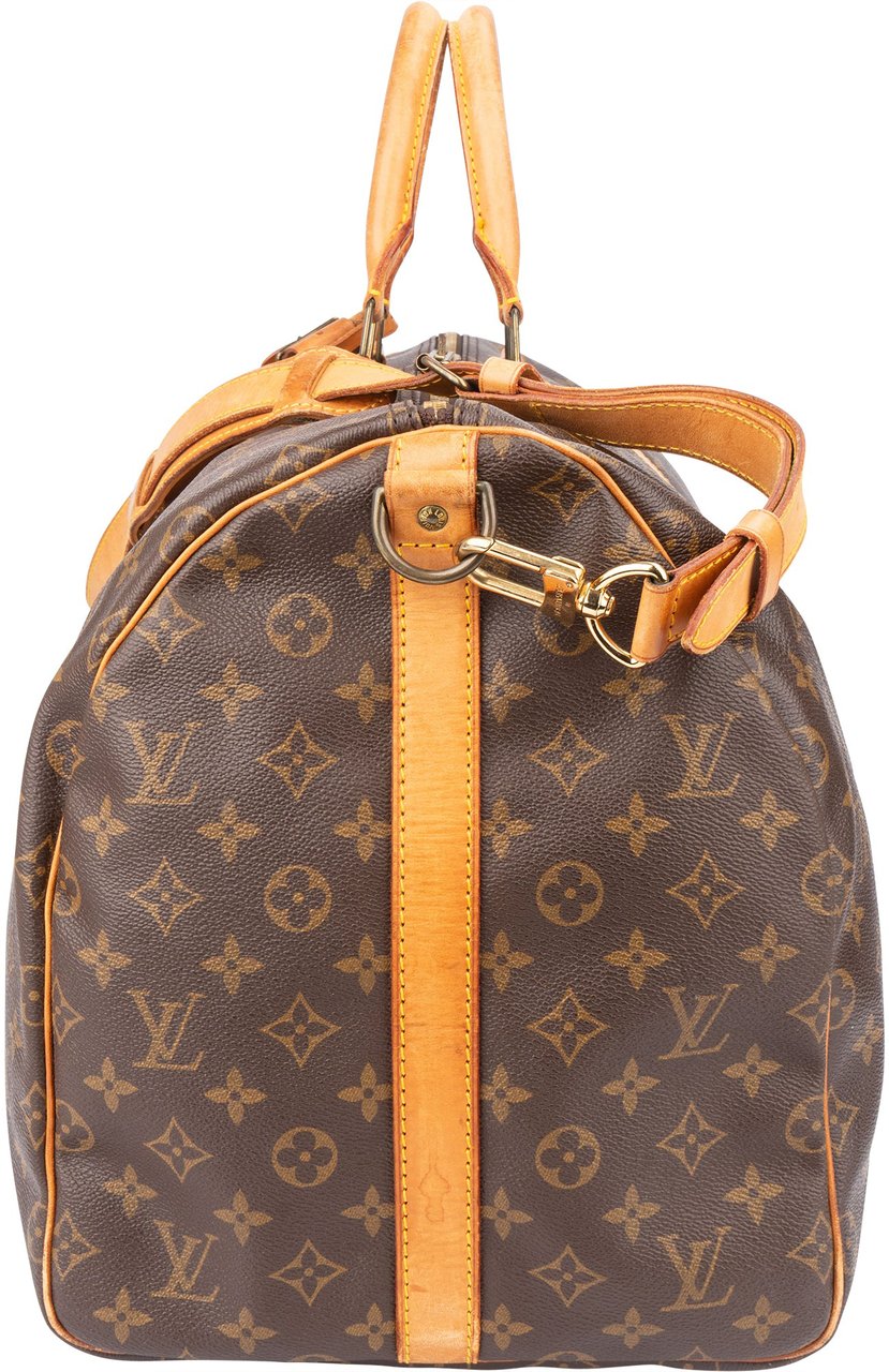 Louis Vuitton Louis Vuitton Canvas Monogram Keepall 55 Bandouliere Bruin