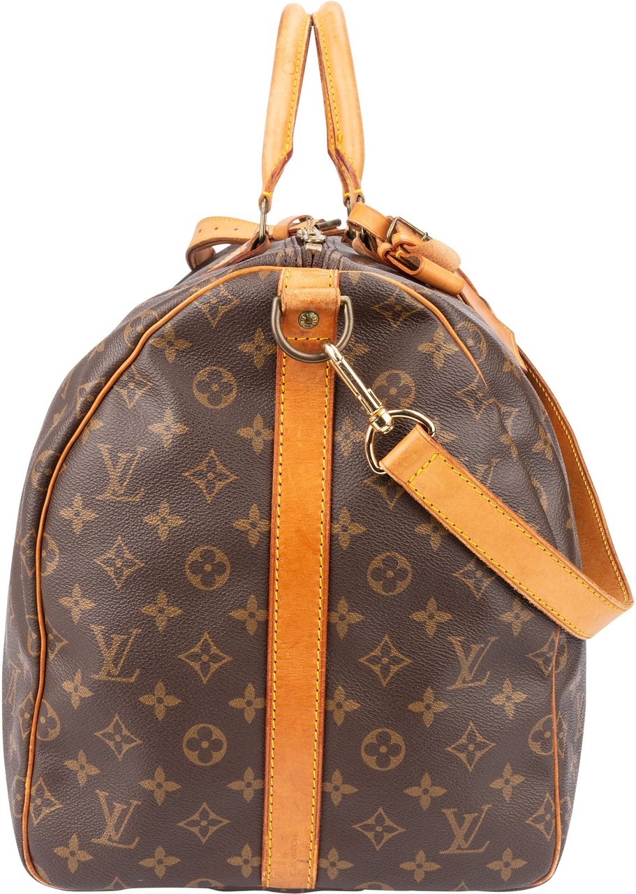 Louis Vuitton Louis Vuitton Canvas Monogram Keepall 55 Bandouliere Bruin