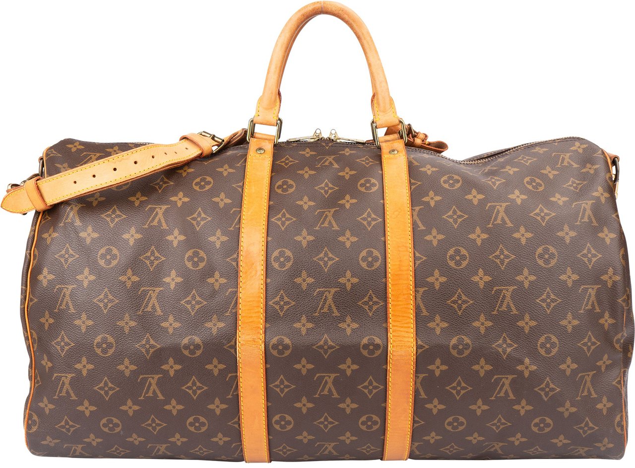 Louis Vuitton Louis Vuitton Canvas Monogram Keepall 55 Bandouliere Bruin