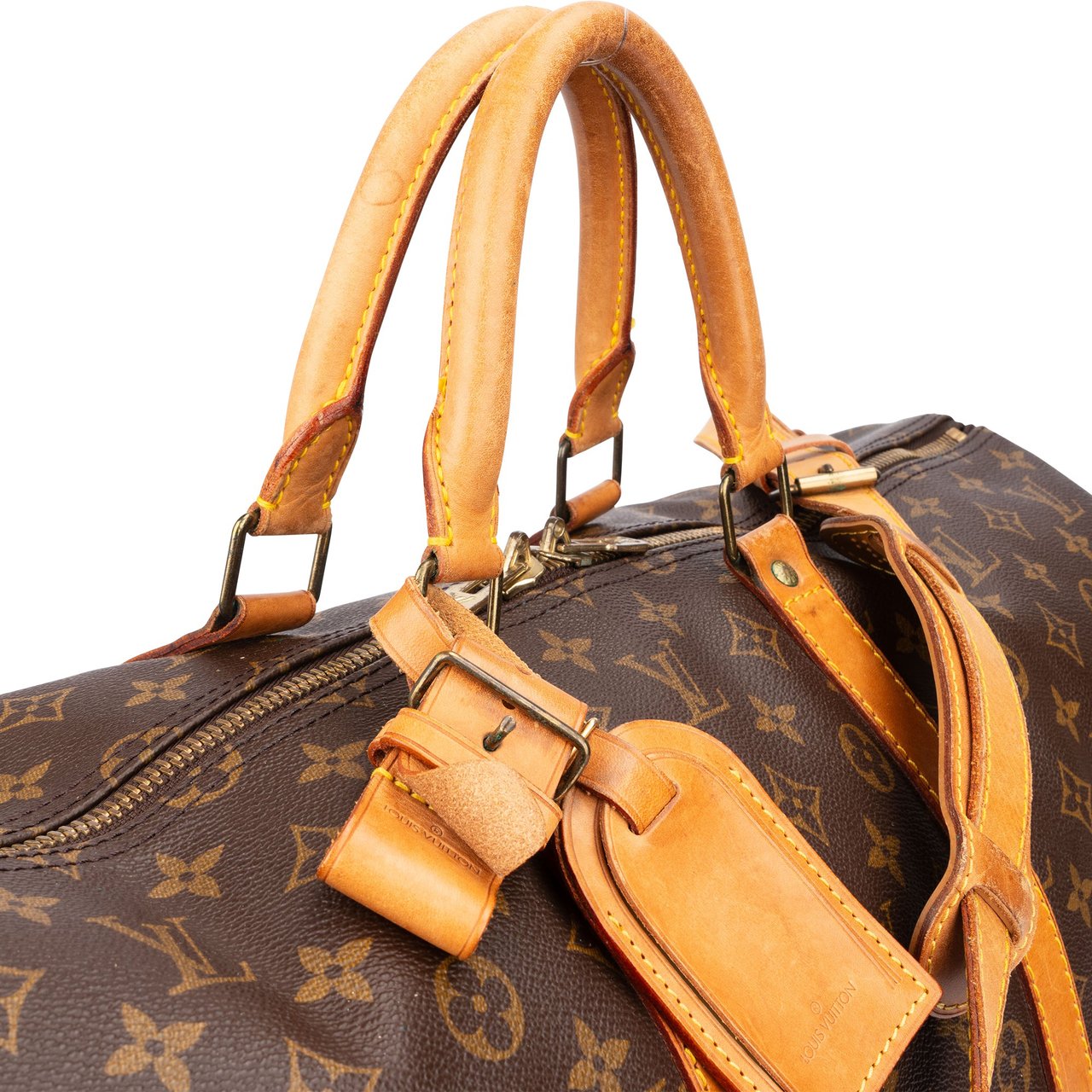 Louis Vuitton Louis Vuitton Canvas Monogram Keepall 55 Bandouliere Bruin