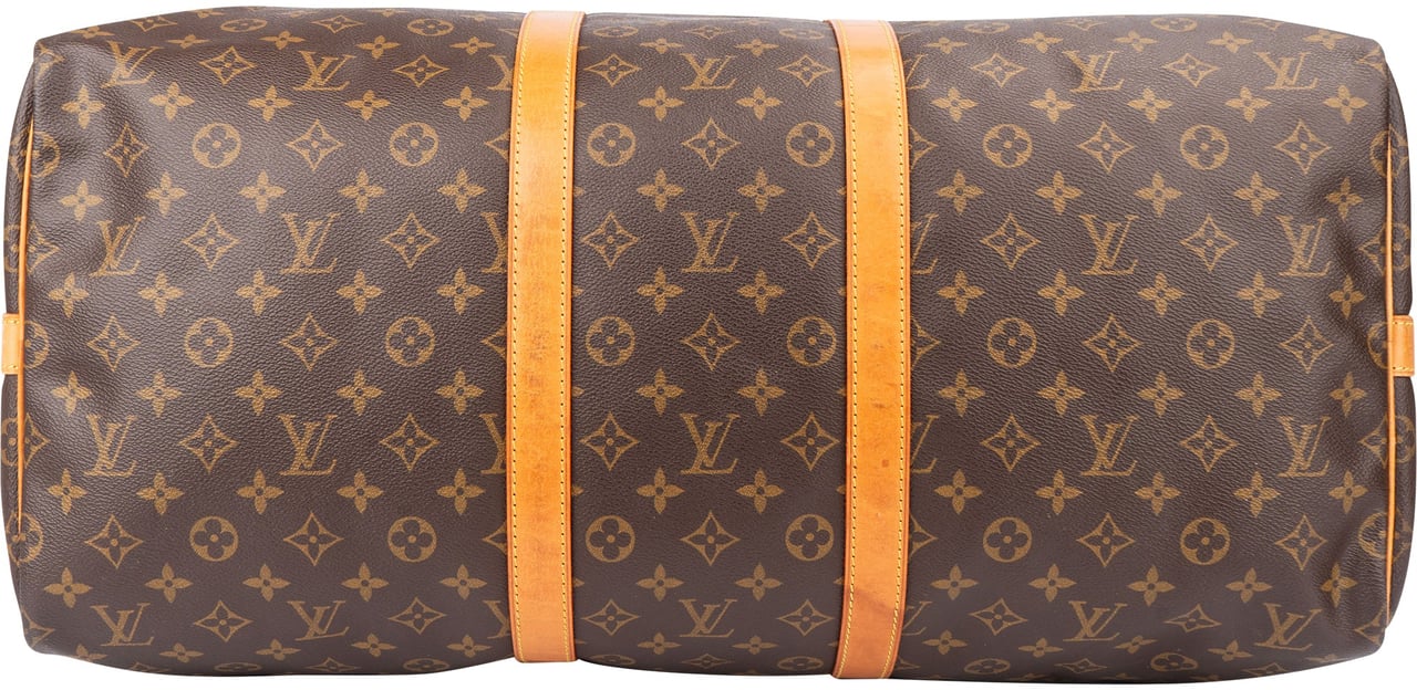 Louis Vuitton Louis Vuitton Canvas Monogram Keepall 55 Bandouliere Bruin